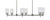Toltec Lighting - 1226-GP-300 - Six Light Island Pendant - Franklin - Graphite