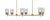 Toltec Lighting - 1226-NAB-3002 - Six Light Island Pendant - Franklin - New Age Brass