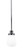 Toltec Lighting - 1230-CH-470 - One Light Mini Pendant - Meridian - Chrome