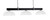 Toltec Lighting - 1253-MBGP-540 - Three Light Bar - Wellington - Matte Black & Graphite