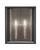 Toltec Lighting - 1301-MBBN - Two Light Wall Sconce - Cadina - Matte Black & Brushed Nickel