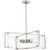 Crystal-Clear Four Light Convertible Semi Flush / Pendant (P1403-613)