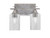 Toltec Lighting - 132-AS-3002 - Two Light Bath Bar - Uptowne - Aged Silver