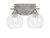 Toltec Lighting - 132-AS-4100 - Two Light Bath Bar - Uptowne - Aged Silver