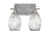 Toltec Lighting - 132-AS-4165 - Two Light Bath Bar - Uptowne - Aged Silver