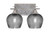 Toltec Lighting - 132-AS-4602 - Two Light Bath Bar - Uptowne - Aged Silver