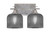 Toltec Lighting - 132-AS-4612 - Two Light Bath Bar - Uptowne - Aged Silver