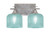 Toltec Lighting - 132-AS-4615 - Two Light Bath Bar - Uptowne - Aged Silver