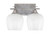 Toltec Lighting - 132-AS-4811 - Two Light Bath Bar - Uptowne - Aged Silver
