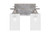 Toltec Lighting - 132-AS-530 - Two Light Bath Bar - Uptowne - Aged Silver