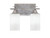 Toltec Lighting - 132-AS-531 - Two Light Bath Bar - Uptowne - Aged Silver