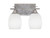 Toltec Lighting - 132-AS-615 - Two Light Bath Bar - Uptowne - Aged Silver