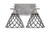Toltec Lighting - 132-AS-9185 - Two Light Bath Bar - Uptowne - Aged Silver