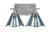 Toltec Lighting - 132-AS-9325 - Two Light Bath Bar - Uptowne - Aged Silver