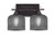 Toltec Lighting - 132-DG-4612 - Two Light Bath Bar - Uptowne - Dark Granite