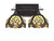 Toltec Lighting - 132-DG-9945 - Two Light Bath Bar - Uptowne - Dark Granite
