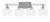 Toltec Lighting - 134-AS-4100 - Four Light Bath Bar - Uptowne - Aged Silver