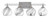Toltec Lighting - 134-AS-4109 - Four Light Bath Bar - Uptowne - Aged Silver