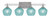 Toltec Lighting - 134-AS-4625 - Four Light Bath Bar - Uptowne - Aged Silver