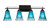 Toltec Lighting - 134-DG-725 - Four Light Bath Bar - Uptowne - Dark Granite
