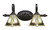 Toltec Lighting - 162-DG-9345 - Two Light Bath Bar - Eleganté - Dark Granite