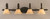 Toltec Lighting - 164-DG-508 - Four Light Bath Bar - Eleganté - Dark Granite
