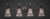 Toltec Lighting - 164-DG-729 - Four Light Bath Bar - Eleganté - Dark Granite