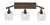 Toltec Lighting - 173-BRZ-4812 - Three Light Bath Bar - Bow - Bronze