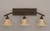 Toltec Lighting - 173-BRZ-508 - Three Light Bath Bar - Bow - Bronze