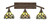 Toltec Lighting - 173-BRZ-9435 - Three Light Bath Bar - Bow - Bronze