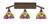 Toltec Lighting - 173-BRZ-9445 - Three Light Bath Bar - Bow - Bronze