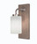 Toltec Lighting - 1771-GPDW-310 - One Light Wall Sconce - Oxbridge - Graphite & Painted Distressed Wood-look Metal