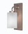 Toltec Lighting - 1771-GPDW-531 - One Light Wall Sconce - Oxbridge - Graphite & Painted Distressed Wood-look Metal