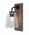 Toltec Lighting - 1771-MBDW-461 - One Light Wall Sconce - Oxbridge - Matte Black & Painted Distressed Wood-look Metal