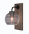 Toltec Lighting - 1771-MBDW-5112 - One Light Wall Sconce - Oxbridge - Matte Black & Painted Distressed Wood-look Metal