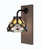 Toltec Lighting - 1771-MBDW-9435 - One Light Wall Sconce - Oxbridge - Matte Black & Painted Distressed Wood-look
