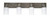 Toltec Lighting - 1774-GPDW-310 - Four Light Bath Bar - Oxbridge - Graphite & Painted Distressed Wood-look Metal