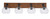Toltec Lighting - 1774-MBWG-202 - Four Light Bath Bar - Oxbridge - Matte Black & Painted Wood-look Metal