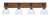 Toltec Lighting - 1774-MBWG-4760 - Four Light Bath Bar - Oxbridge - Matte Black & Painted Wood-look Metal