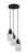 Toltec Lighting - 1816-MB-3002 - Three Light Pendalier - Array - Matte Black