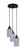 Toltec Lighting - 1816-MB-4062 - Three Light Pendalier - Array - Matte Black