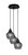 Toltec Lighting - 1816-MB-4622 - Three Light Pendalier - Array - Matte Black
