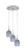 Toltec Lighting - 1818-BN-4022 - Three Light Pendalier - Array - Brushed Nickel