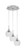 Toltec Lighting - 1818-BN-4102 - Three Light Pendalier - Array - Brushed Nickel