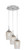 Toltec Lighting - 1818-BN-4253 - Three Light Pendalier - Array - Brushed Nickel