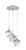 Toltec Lighting - 1818-BN-4819 - Three Light Pendalier - Array - Brushed Nickel
