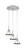 Toltec Lighting - 1818-BN-9125 - Three Light Pendalier - Array - Brushed Nickel