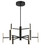George Kovacs - P1419-66A-L - LED Chandelier - Edge - Coal Black