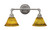Toltec Lighting - 182-AS-454 - Two Light Bath Bar - Vintage - Aged Silver