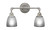Toltec Lighting - 182-AS-500 - Two Light Bath Bar - Vintage - Aged Silver